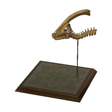 Crâne de parasaurolophus
