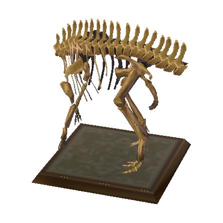 Torse de parasaurolophus
