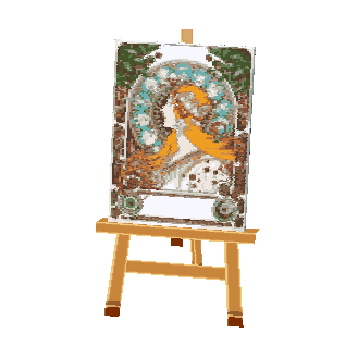 Mucha (Opulent Painting)